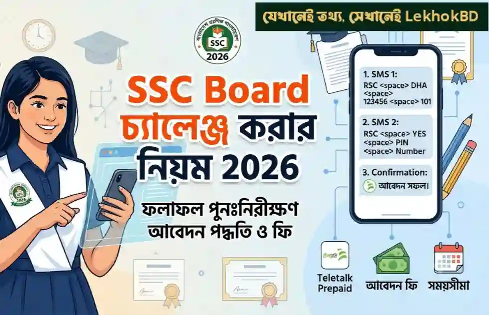 SSC Board চ্যালেঞ্জ করার নিয়ম 2026