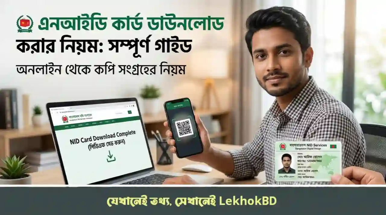 এনআইডি কার্ড ডাউনলোড করার নিয়ম