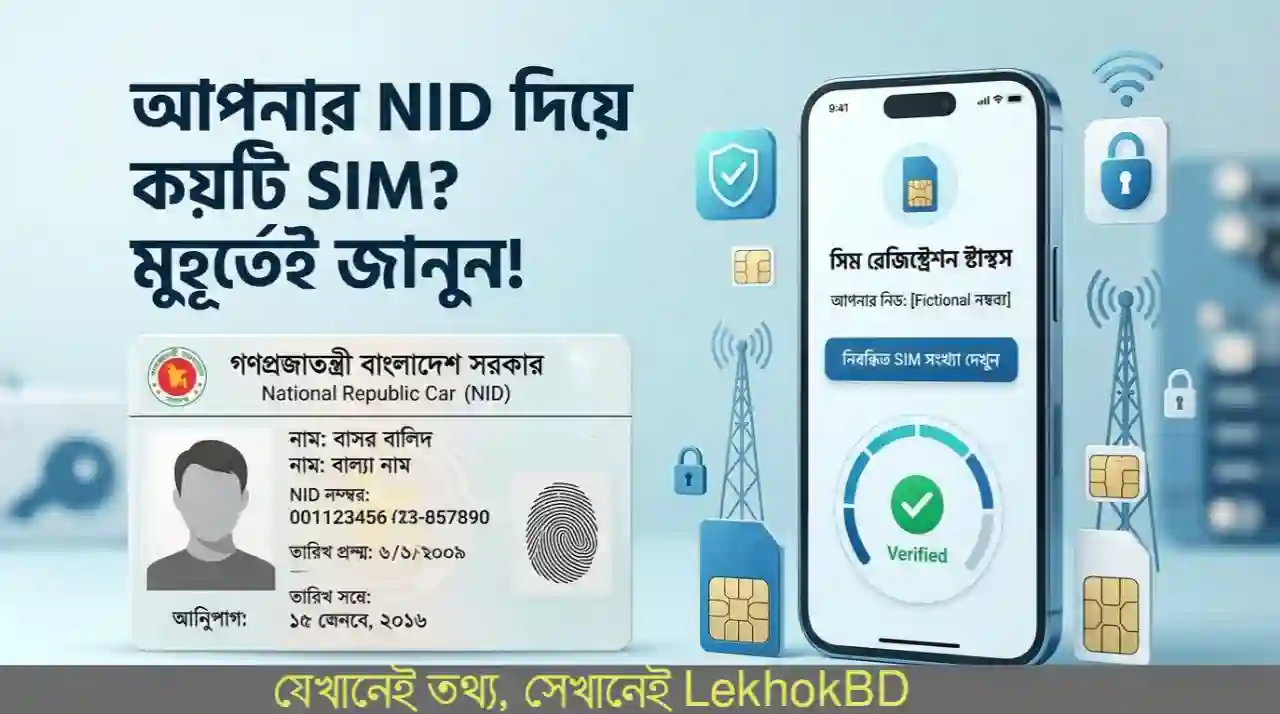 আমার nid দিয়ে কয়টা sim আছে
