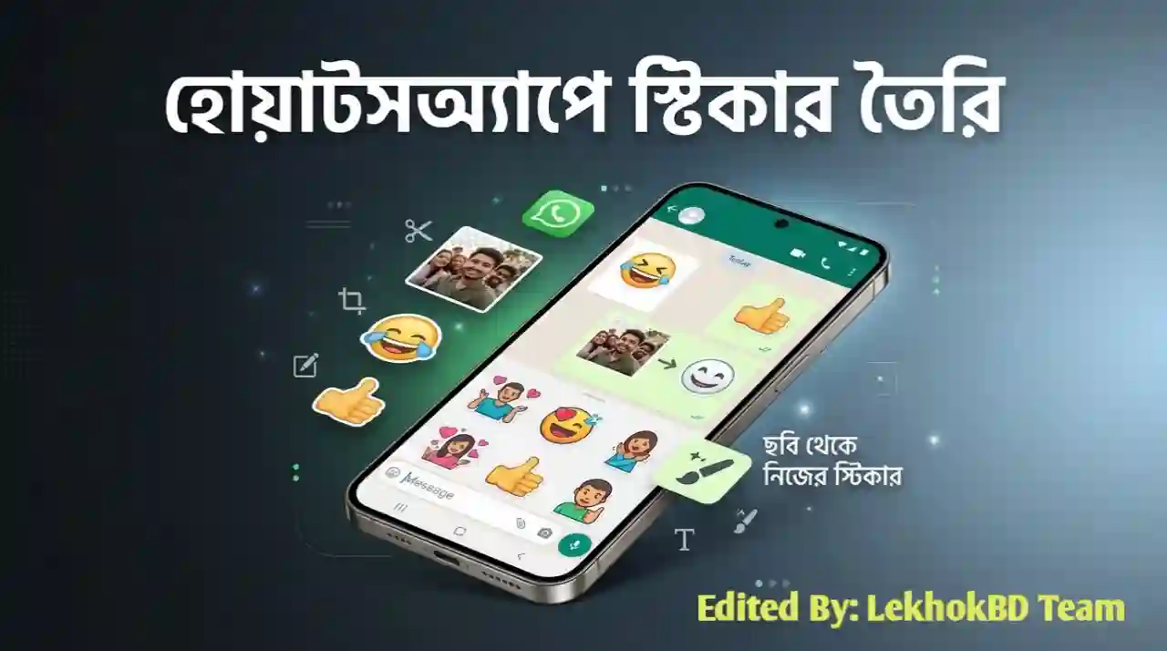 হোয়াটসঅ্যাপে স্টিকার তৈরি করবেন যেভাবে